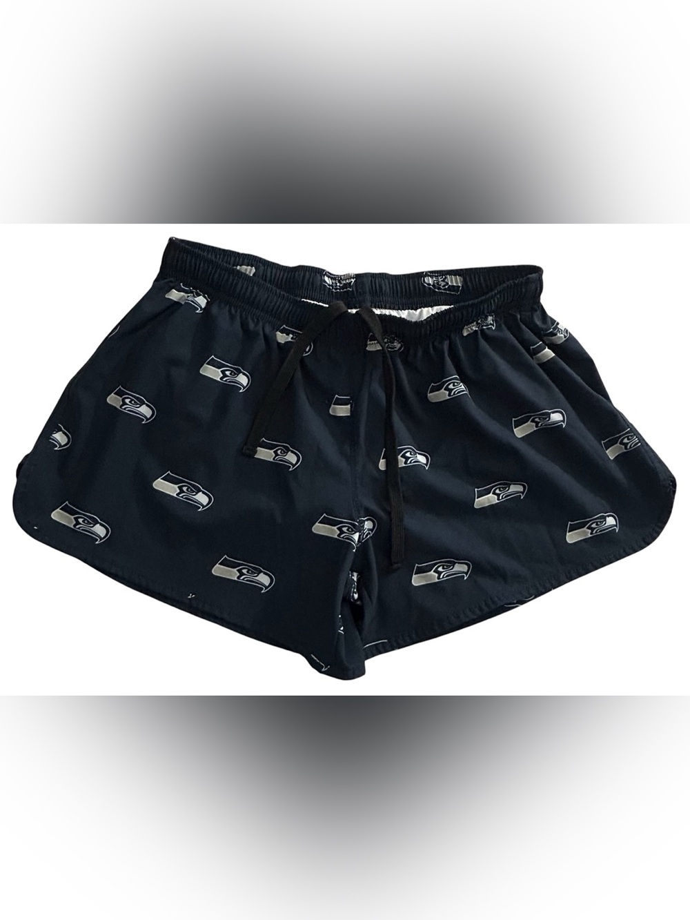 Women’s large NFL Team Apparel Seattle Seahawks brief-lined running shorts